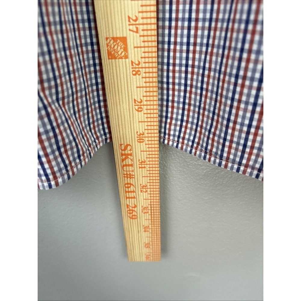 Racing Green British Style Long Sleeve Button Up Shirt Size XXL Gingham Preppy - Picture 6 of 7